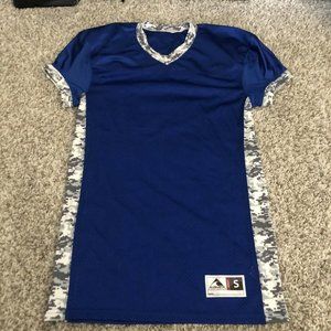 Augusta Sportswear Men's Digital Camo Blue V Neck Jersey Size Small